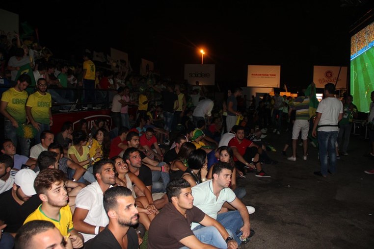 Brazil VS Cameroon at Beirut Fan Park